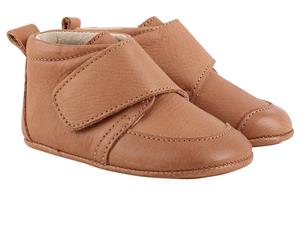 Enfant Baby leather schoentjes cognac